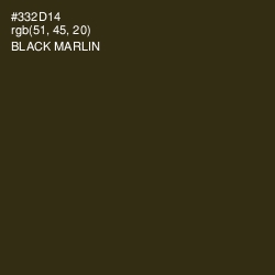 #332D14 - Black Marlin Color Image